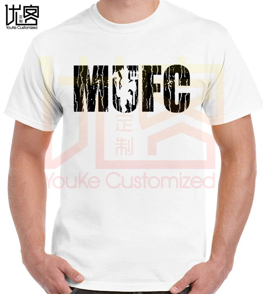 2019 Летняя мужская футболка с красным принтом в британском стиле хит продаж 100%