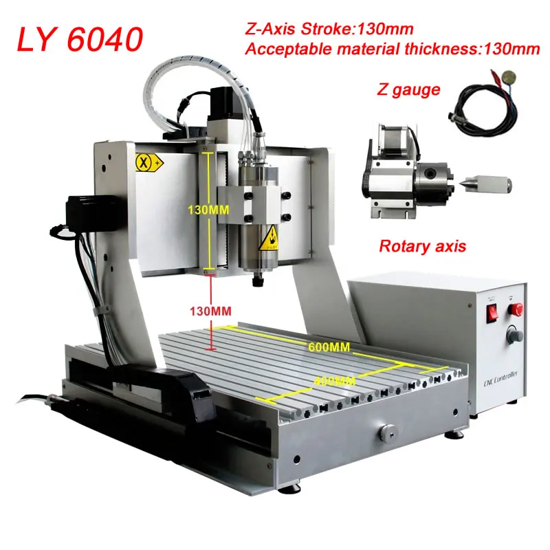 CNC 6040z 2.2kw USB маршрутизатор гравер машина Mach3 управления 4 осями резьба по дереву