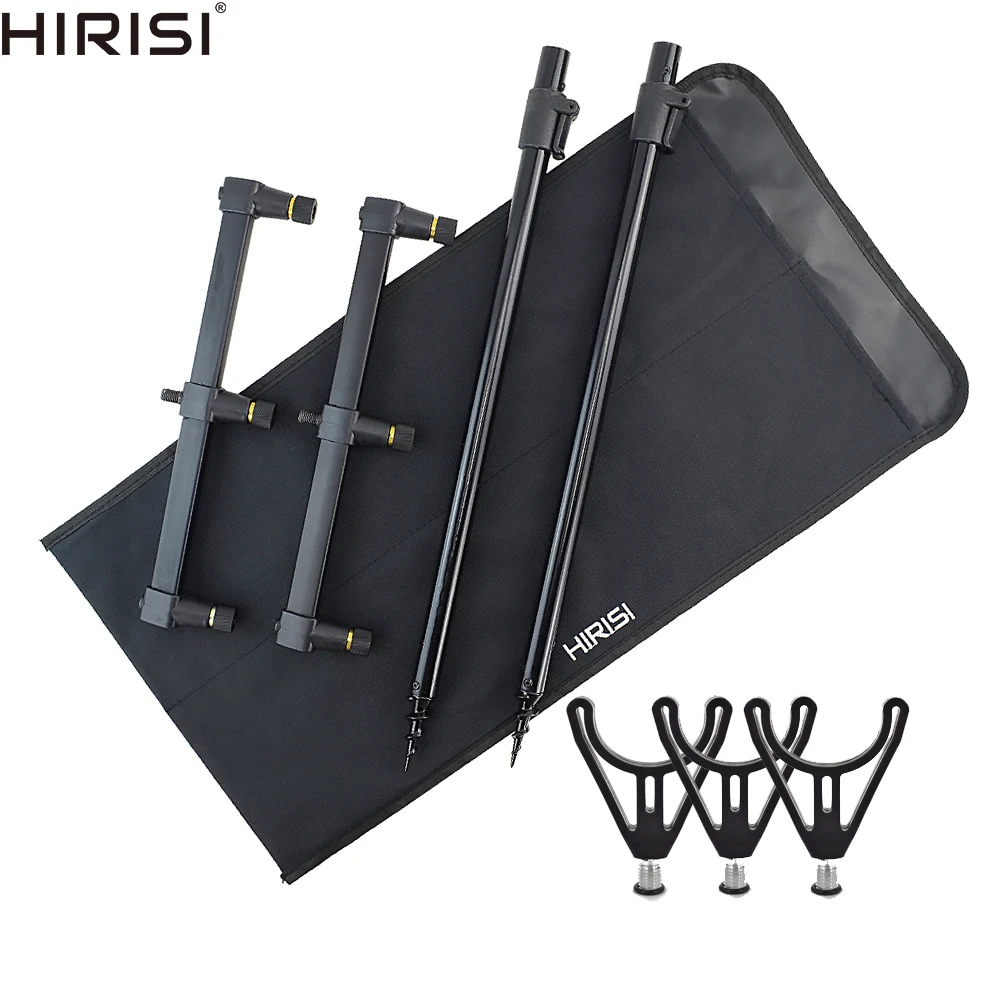 Алюминиевый Карп удочка поддержка Pod набор с сумкой 2 шт банк палочки и buzz bar 3