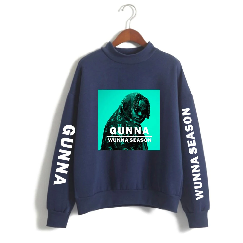 

American Pop Rapper Gunna Sweatshirts Women Turtleneck Women Clothes Sweatshirts Casual Unisex Wunna Clothes