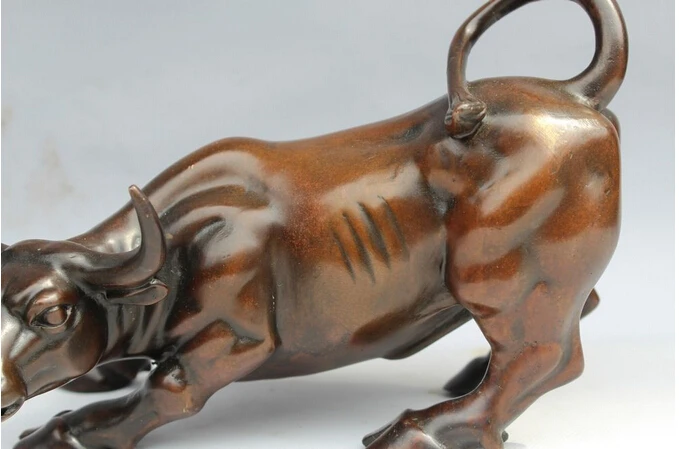 Статуэтка коровы быка медная Бронзовая статуэтка в китайском стиле 808 ++++++|Статуи