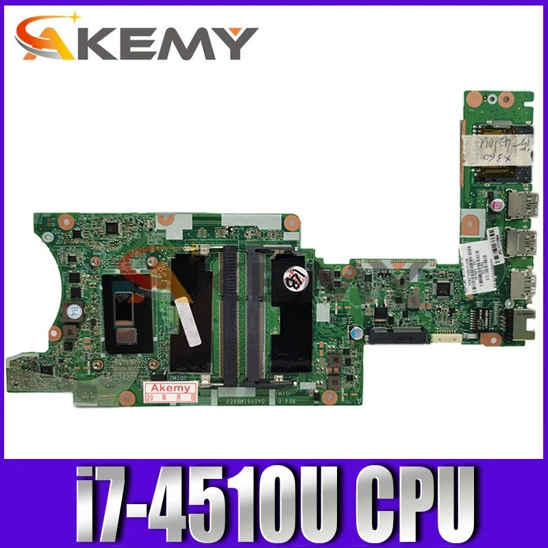 

Akemy для струйного принтера HP PAVILION X360 15-U 15-U011DX 15-U170CA Материнская плата ноутбука 780958-501 DA0Y61MB6E0 с i7-4510U полностью протестирована