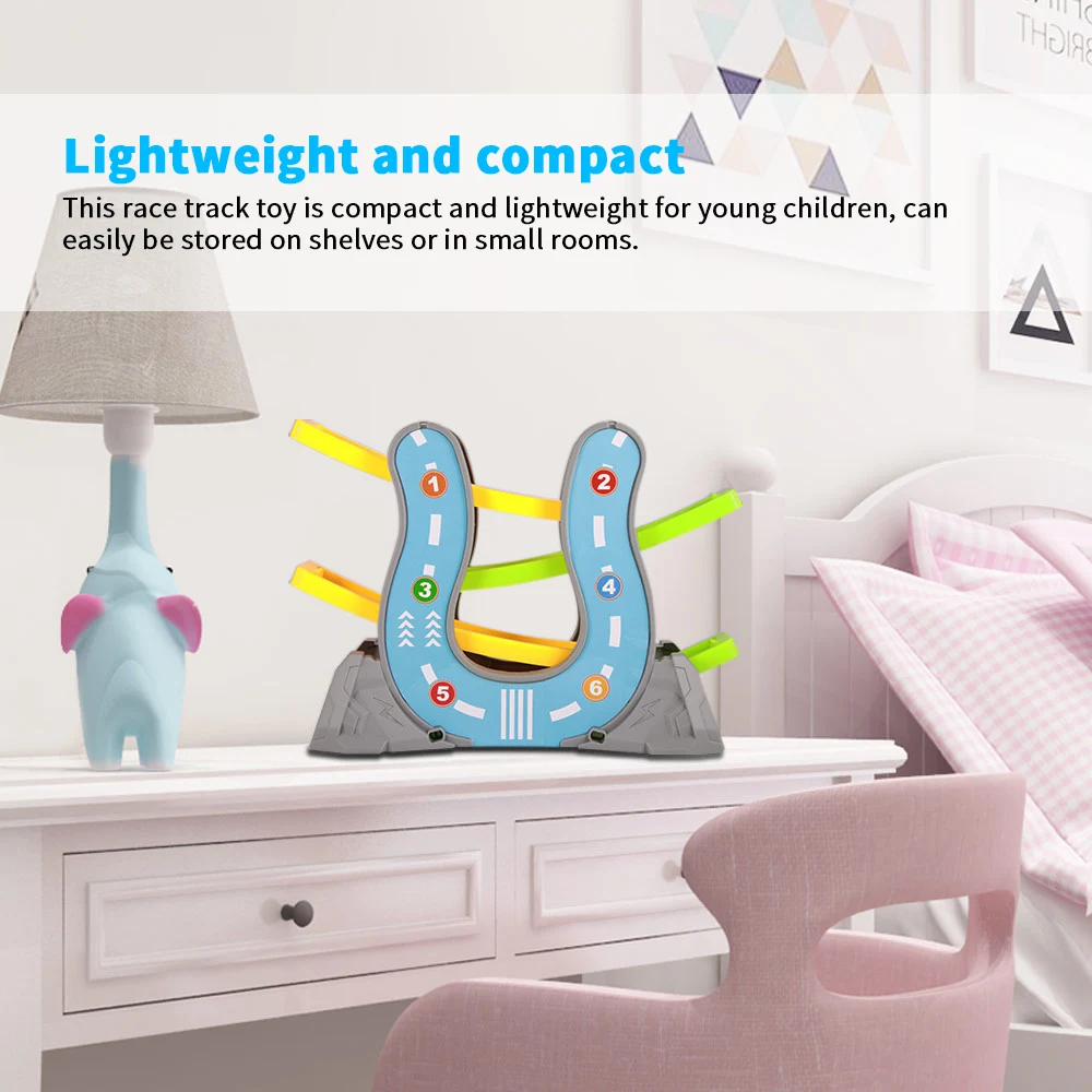 

Boy Toys Cars Ramp Racer Railway Track With Gliders Little Car Toy Education Toy Kid Gift