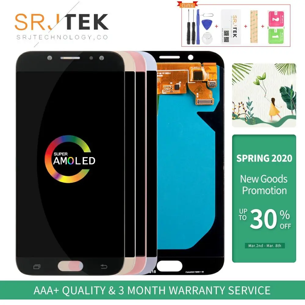 OLED экран для Samsung J530 ЖК дисплей GALAXY J530F сенсорный дигитайзер стекло в сборе с