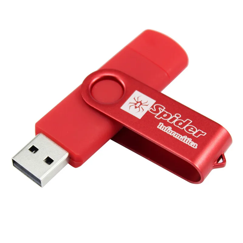 

5pcs/lot Colorful Pendrive 16GB 2.0 USB OTG Pen Drive 4GB 8GB Metal Usb Flash Drive 32GB 64GB Memory Stick for Computer/Android