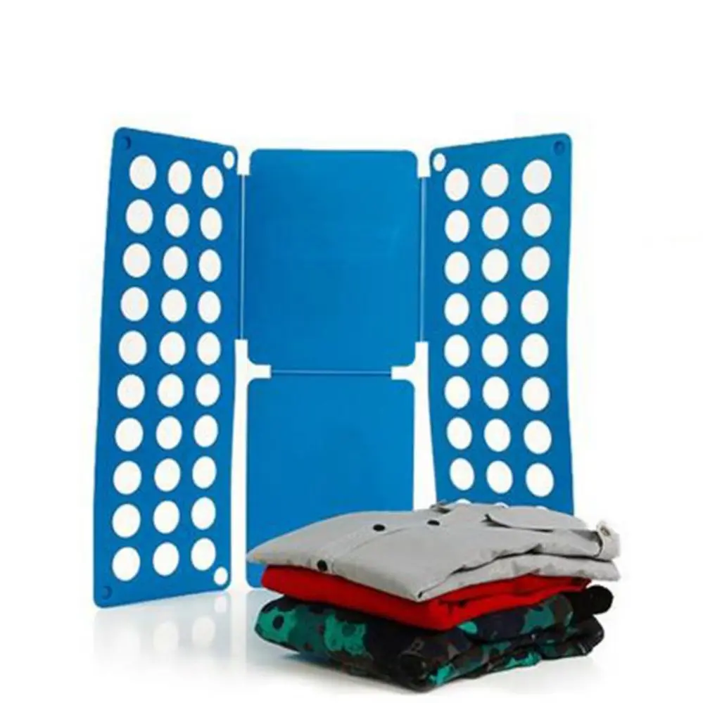 Shirt Folding Board T-Shirt Clothes Folder Durable Plastic Laundry Folders Room Organizer Flip Fold Easy Fast For Kid Adult