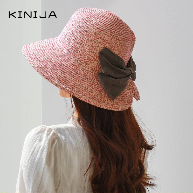 Корейская популярная универсальная Панамская Плетеный соломенный головной убор