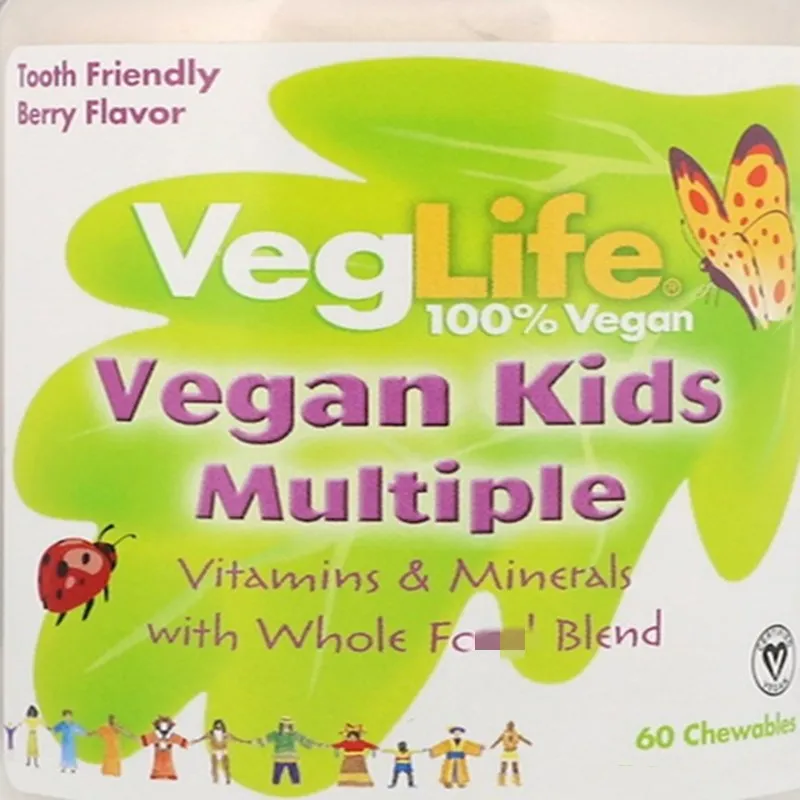 

60pcs/120pcs Multivitamin for Children, Vitamins and Minerals, Berry Flavor, 60 pcs /bottle