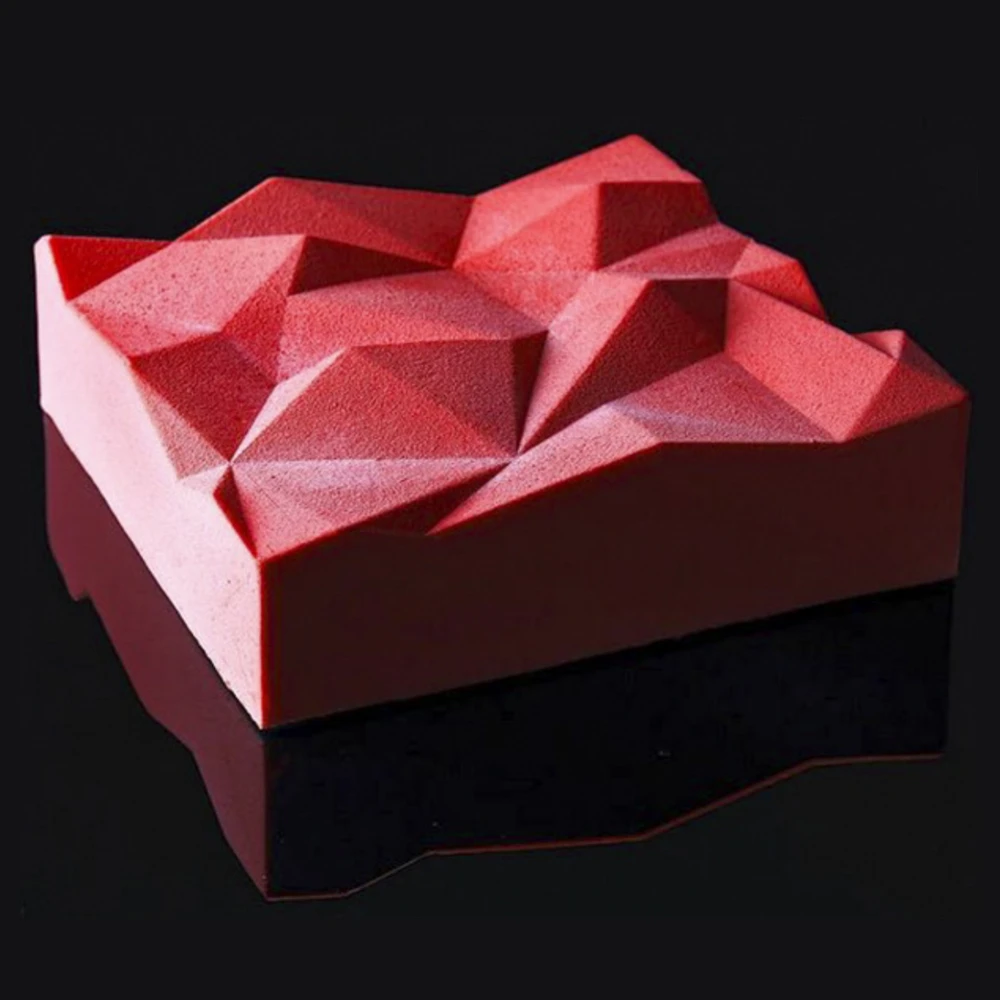 

French Rock Shape Silicone Mousse Cake Mould Rock Silicone Mold French Cake Baking Mold Silicone Mold Cake Decoration Tools