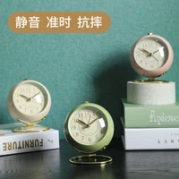new simple ins wind student bell alarm clock mute bedside table lazy clock personality clock gifts