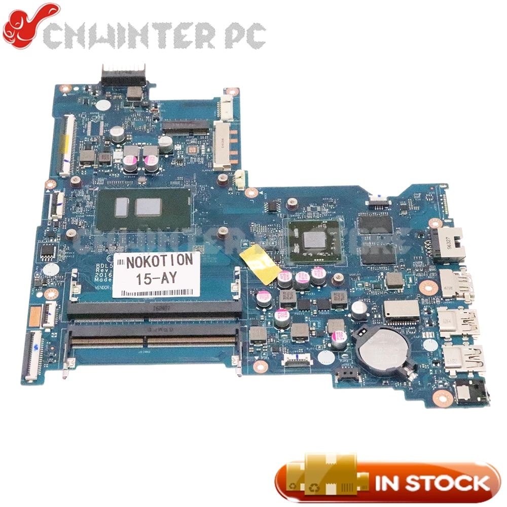 

NOKOTION 854932-601 860154-601 BDL50 LA-D704P для HP Pavilion 15-AY материнская плата для ноутбука i7-6500U ЦП R7 M440 4G Графика