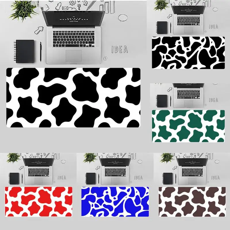 

Cow pattern Comfort Mouse Mat Gaming Mousepad X XL XXL Non-slip Cushion Thickness 2mm
