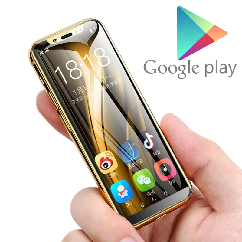 Поддержка Google play MTK6580 четырехъядерный android 8 1 3g смартфон 3 5 &quotмаленький мини