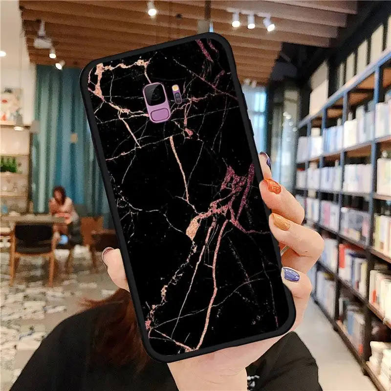 

gold marble Phone Case For Samsung galaxy S 7 8 9 10 20 edge A 6 10 20 30 50 51 70 note 10 plus
