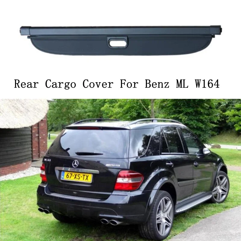 

Rear Cargo Cover For Benz ML W164 ML300 ML320 ML350 ML500 2006-2012 Privacy Trunk Screen Security Shield Shade Auto Accessories