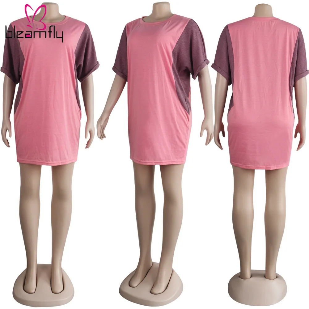 Лето осень Для женщин модный короткий рукав длиной выше колена Мини обтягивающее