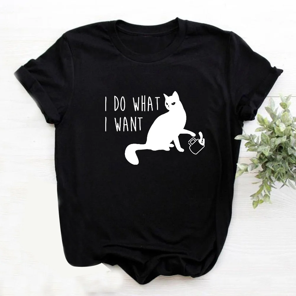 Футболка женская хлопковая с круглым вырезом и коротким рукавом | Женская одежда