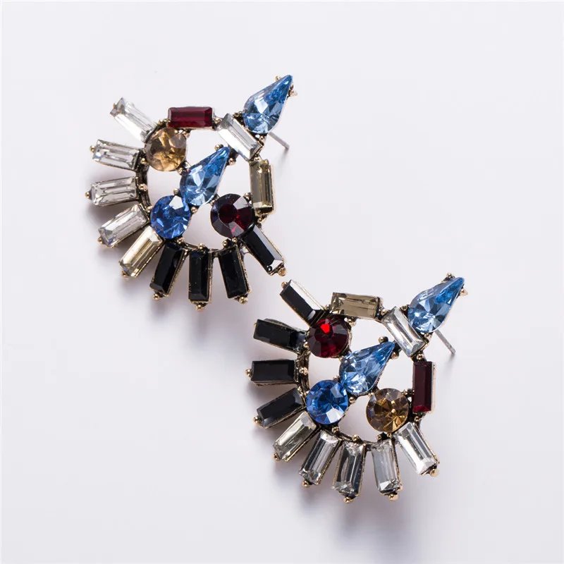 Серьги модные украшения 2019 европейские преувеличенные разноцветные акриловые