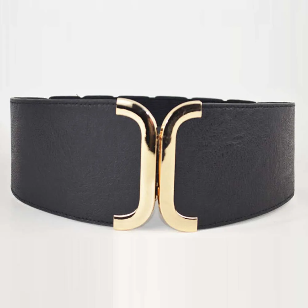 Женский короткий широкий пояс украшение эластичный Аксессуары для платья