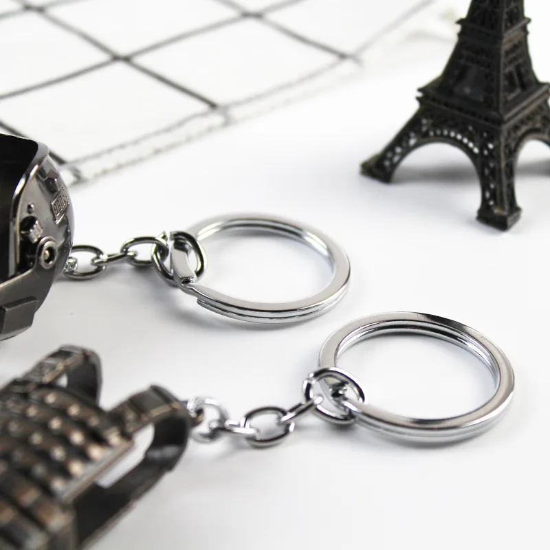 Брелок для ключей из сплава Игровая серия трехуровневый рюкзак черного и