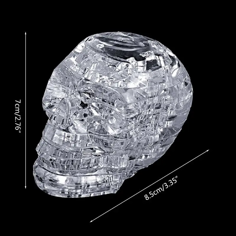 

HOT Sale 3D Clear Puzzle Jigsaw Assembly Model Apple Shape Intellectual Toy Gift Hobby-TwFi