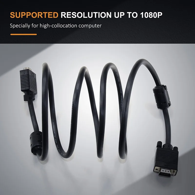 Кабель vga-vga vga-кабель HDB15 VGA к M/M кабель монитора 1080p для HDTV ПК ноутбука проектор Epson