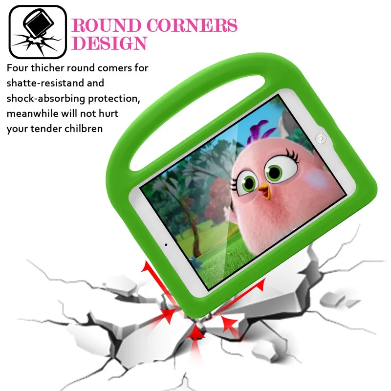 

Kids Safe Case for IPad2 IPad3 IPad4 EVA Shockproof PC Rack Stand Back Cover for Ipad 2 3 4 Tablet Funda Capa