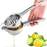 manual fruit squeezer hand pressure juicer stainless steel clip orange lemon fruit vegetables reamers tool kitchen accessories