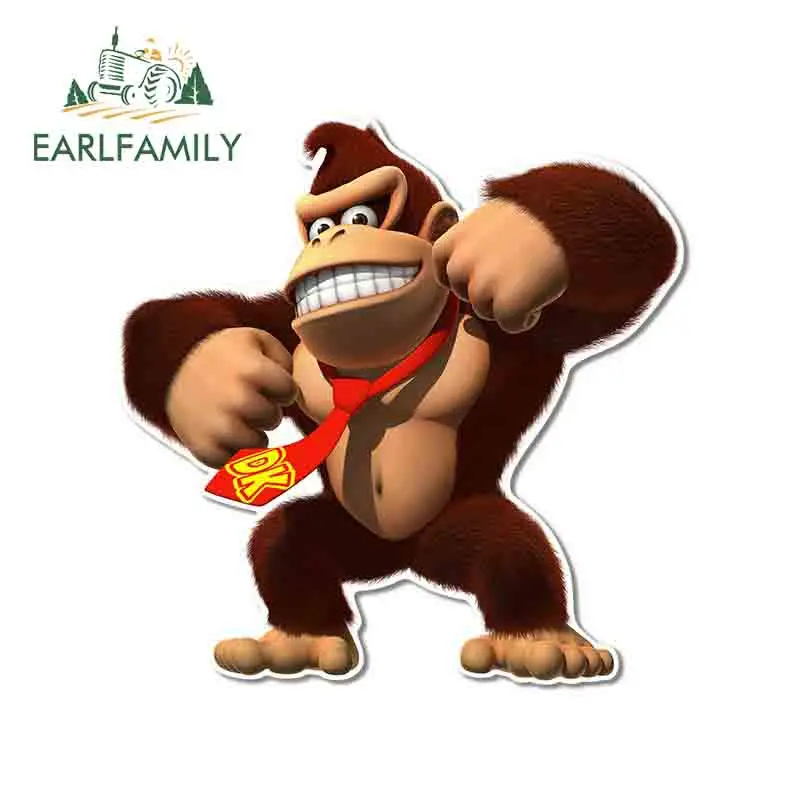 Earlfamily 13 см для аркады Donkey Kong наклейка на автомобиль Стильный декор винилового материала для сноуборда, багажника и ноутбука.