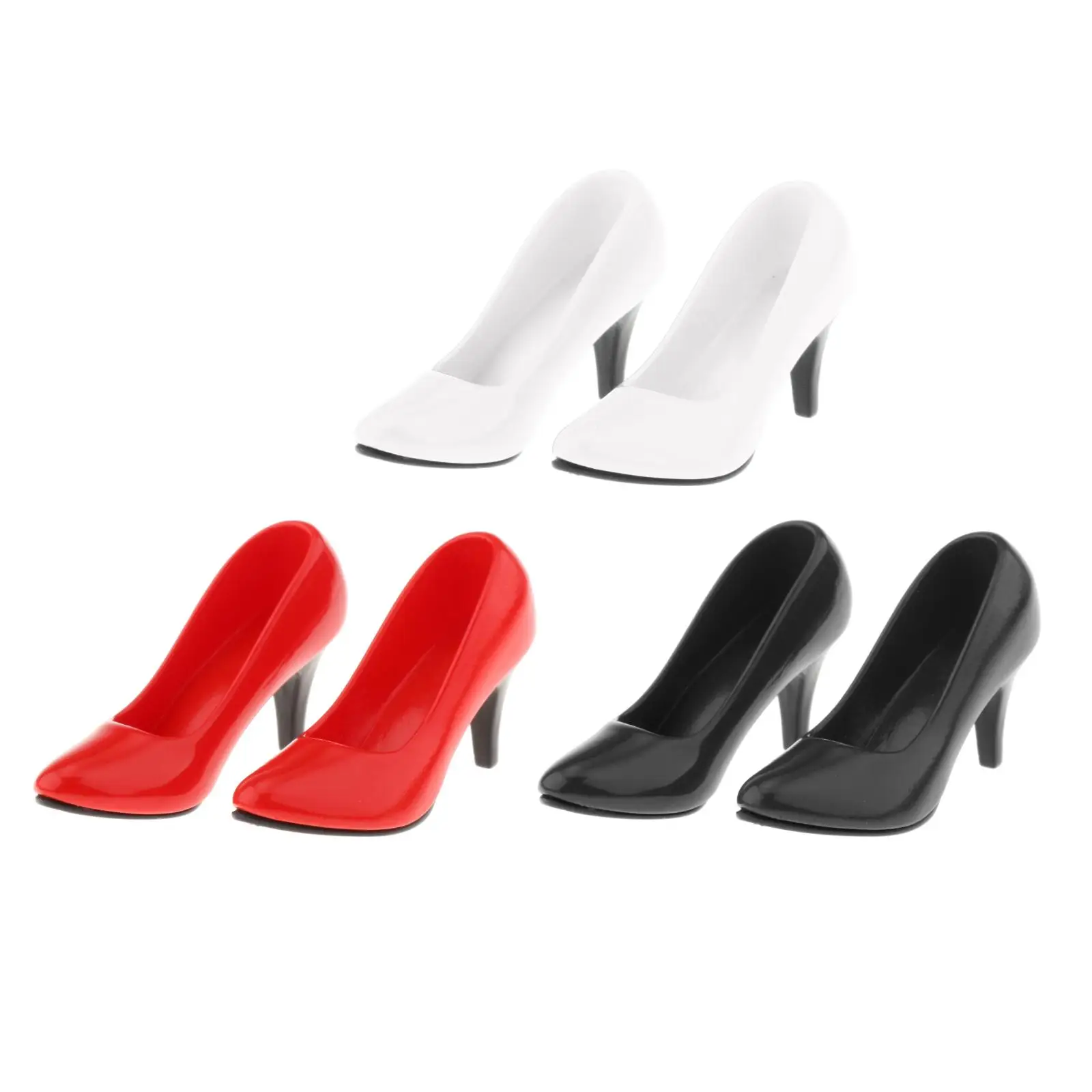 

1/6 Womans Fashion High Heel Shoes Pump for 12inch OB OD Figures Dress-up