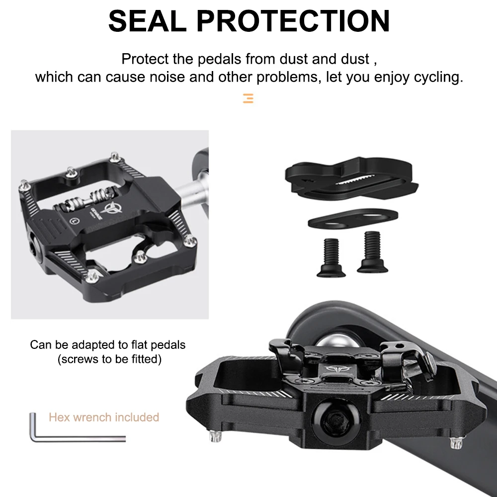 Велосипедные педали SPD самоблокирующаяся педаль с клипсой 3 двойные герметичные