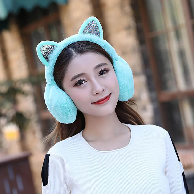 Calymel Лидер продаж модные зимние женские Наушники унисекс лыжные меховые наушники