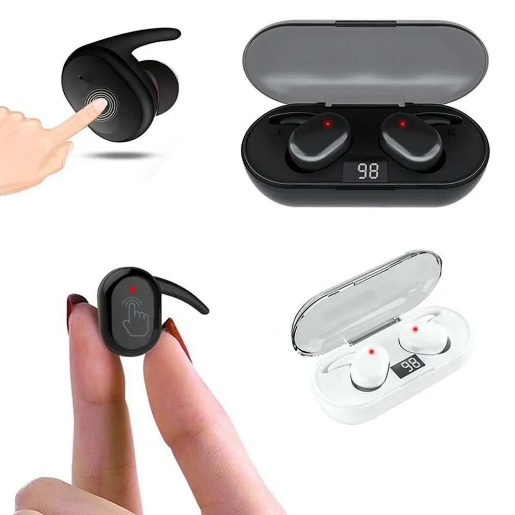 TWS беспроводные наушники 5 0 Bluetooth-совместимые с шумоподавлением Cancell гарнитура