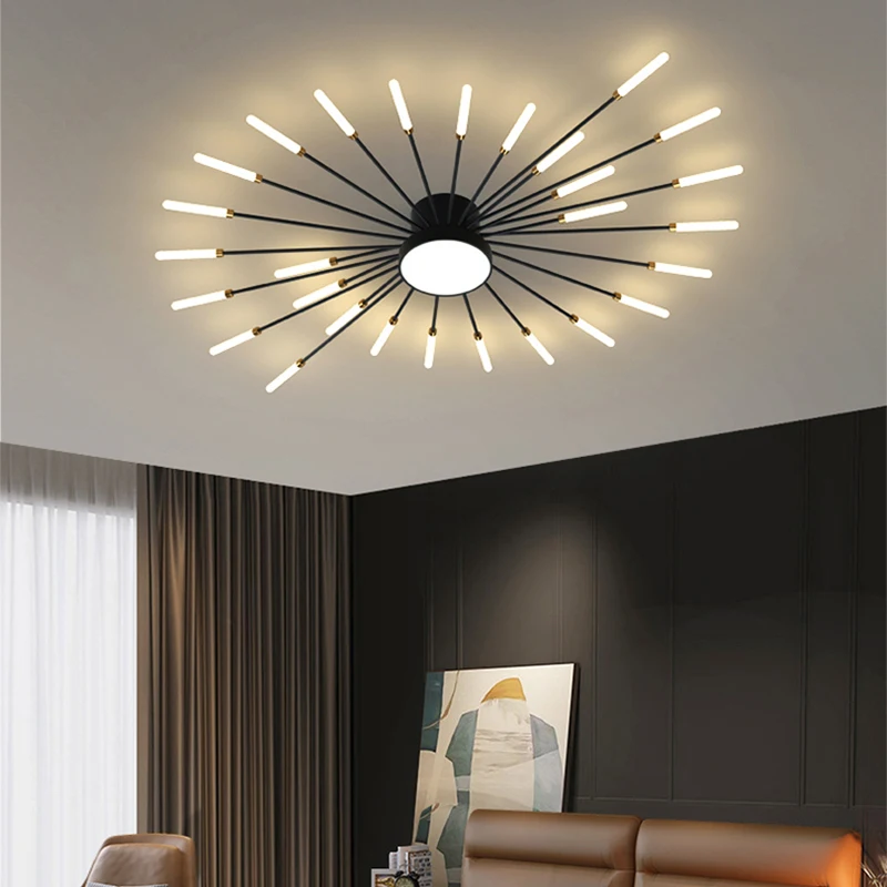 Living room lamp, ceiling lamp, light luxury lamp, modern minimalist atmosphere, Nordic creative living room main lamp, ceiling ceiling lights for living room