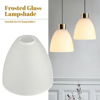 white frosted glass lamp shade bell shaped lampshade fitting lamp pantalla lampara chandelier wall lamp nordic modern home decor