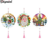 dispaint christmas diamond painting 5d cartoon special shaped diamond embroidery with frame art kits decorations home gift
