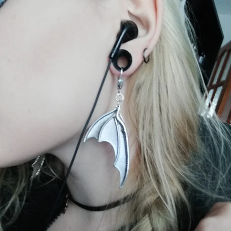 

Bat Wing Earrings, Bat Earrings, Halloween Earrings, Vampire Earrings, Bat Lovers, Witches, Gothic Victorian Earrings