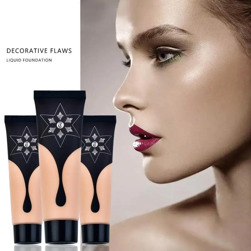 Жидкий тональный крем с полным покрытием консилер для макияжа матовый контроль