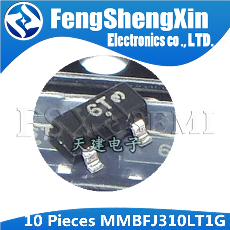 10 шт. MMBFJ310LT1G SOT-23 MMBFJ310LT1 SOT MMBFJ310 экран 6T JFET-VHF/усилитель УВЧ транзистор | Электронные