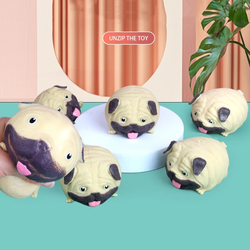 

Сжимаемая игрушка для мопса, игрушка для снятия стресса, интерактивная игрушка для снятия стресса, новинка, подарок