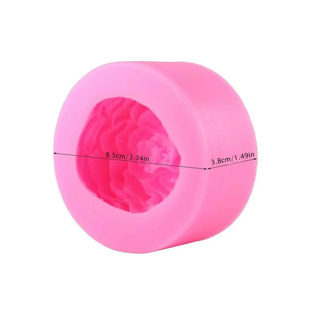 

Cake Decorating Tools 3D Peony Flower Silicone Mold Fondant Gift Decorating Chocolate Cookie Soap Mold For Kitchen Baking Molds