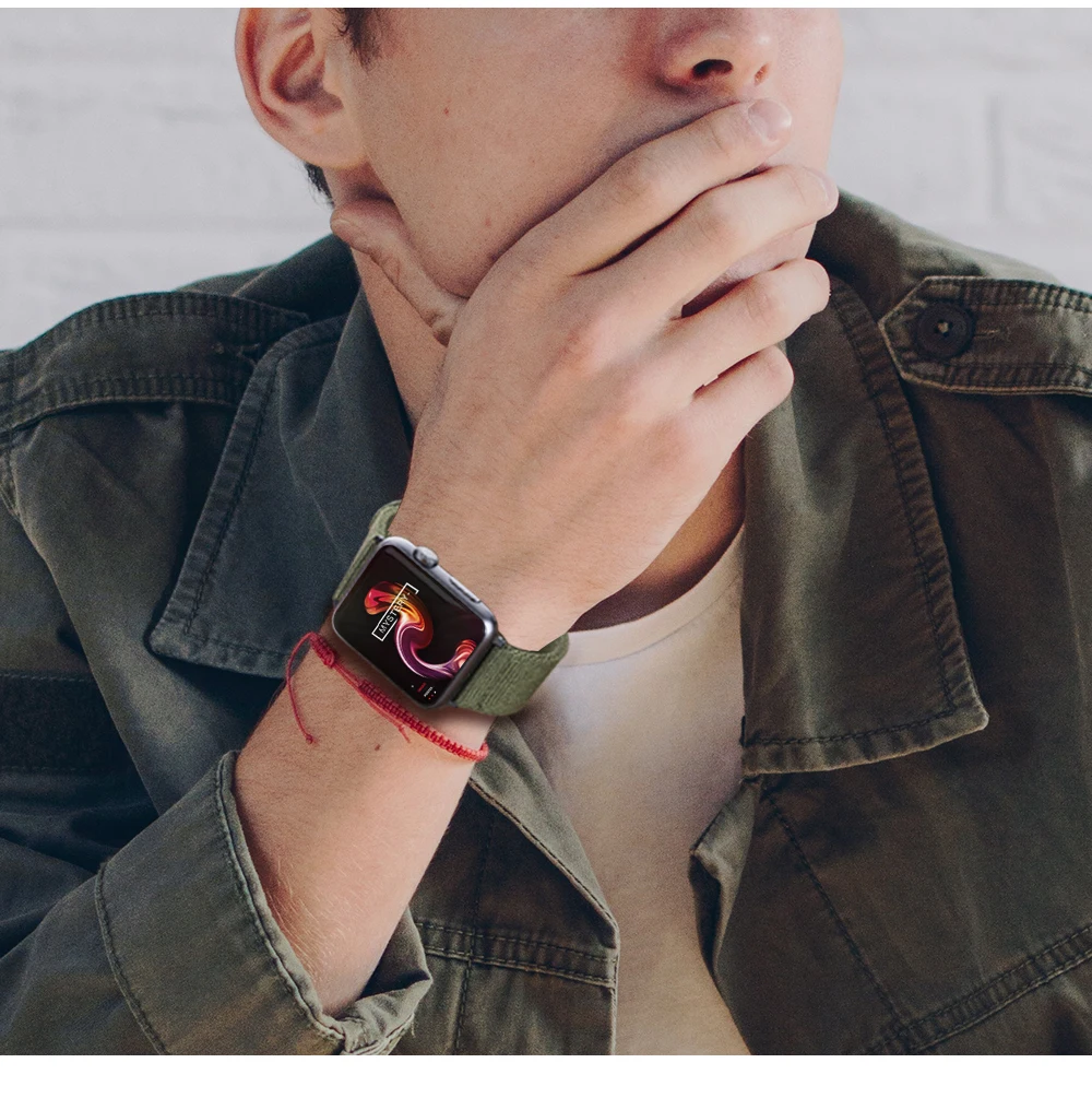 Для Apple watch, версии нейлоновый браслет 3/2/1 серии, спортивный браслет, 42 мм, 38 мм, наручных часов iWatch, браслет