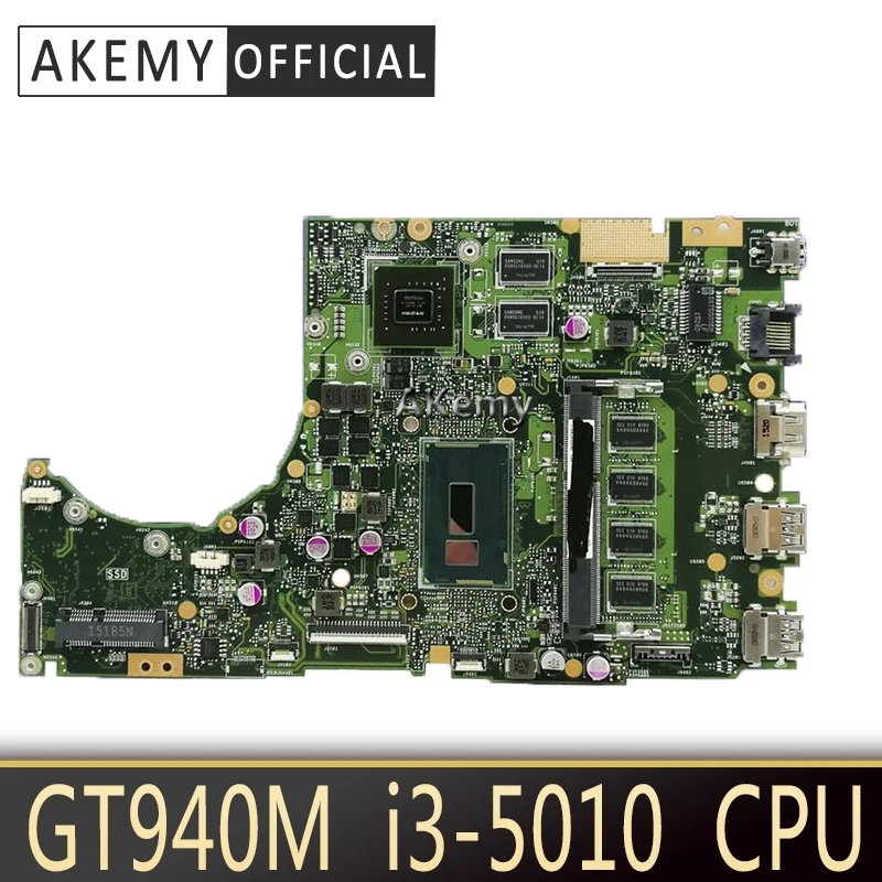 Akemy K401LB GT940M/2G/I3-5010CPU/DDR3L 4 Гб RAM материнская плата для ASUS K401L K401 ноутбук Тест ОК |