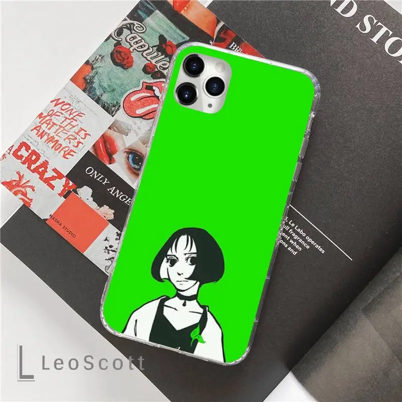 

Leon Uncle Girl Phone Cases For iphone 12 5 5s 5c se 6 6s 7 8 plus x xs xr 11 pro max mini