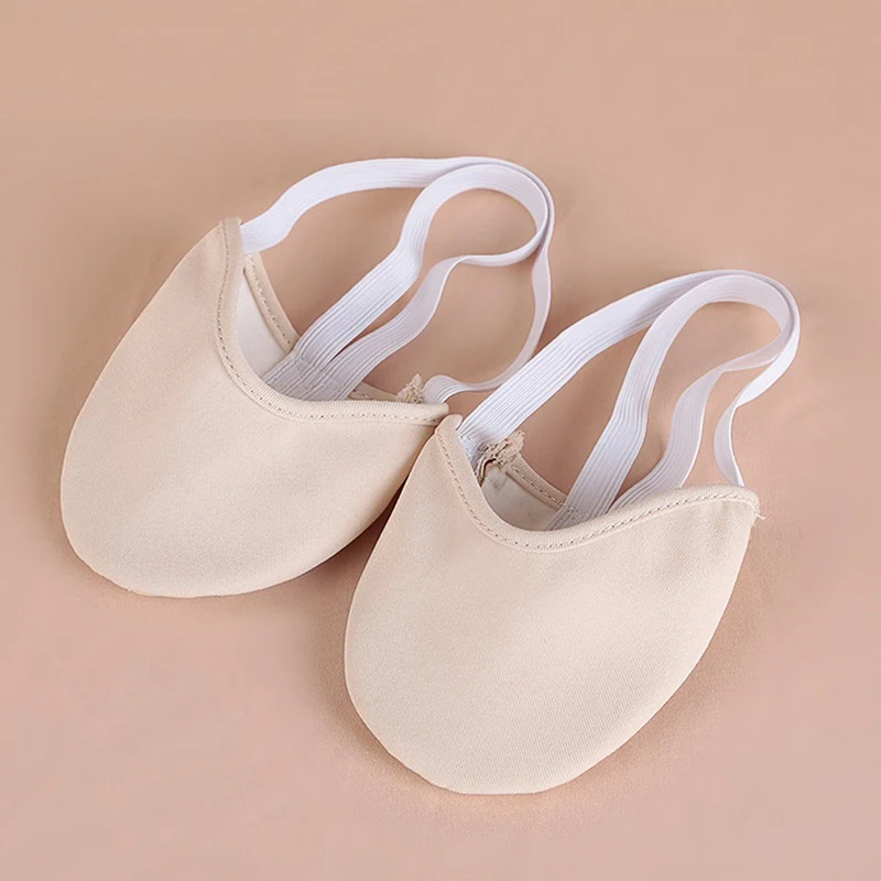 

Half Length Child Adult Dancing Pads Insoles Rhythmic Gymnastics Equipment Soft Breathable Socks Knitted Sole Shoes Art Gym Sock