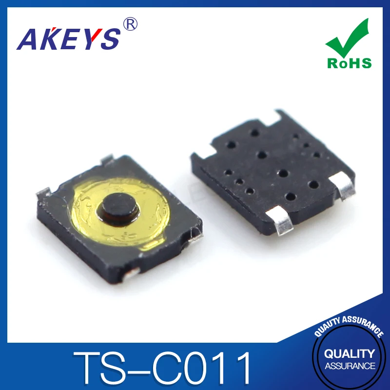 Фонарь 2,4*2,8*0,65, ультратонкий кнопочный мембранный переключатель, 4-контактный SMD фонарь TS24AB Фонарь 2,4*2,8*0,65, ультратонкий кнопочный мембранный переключатель, 4-контактный SMD фонарь TS24AB