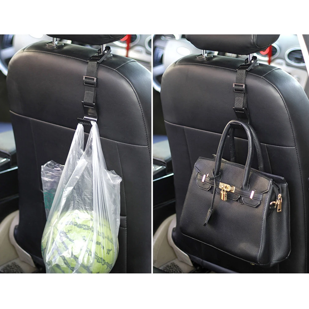 Многофункциональная вешалка на подголовник сиденья автомобиля регулируемая