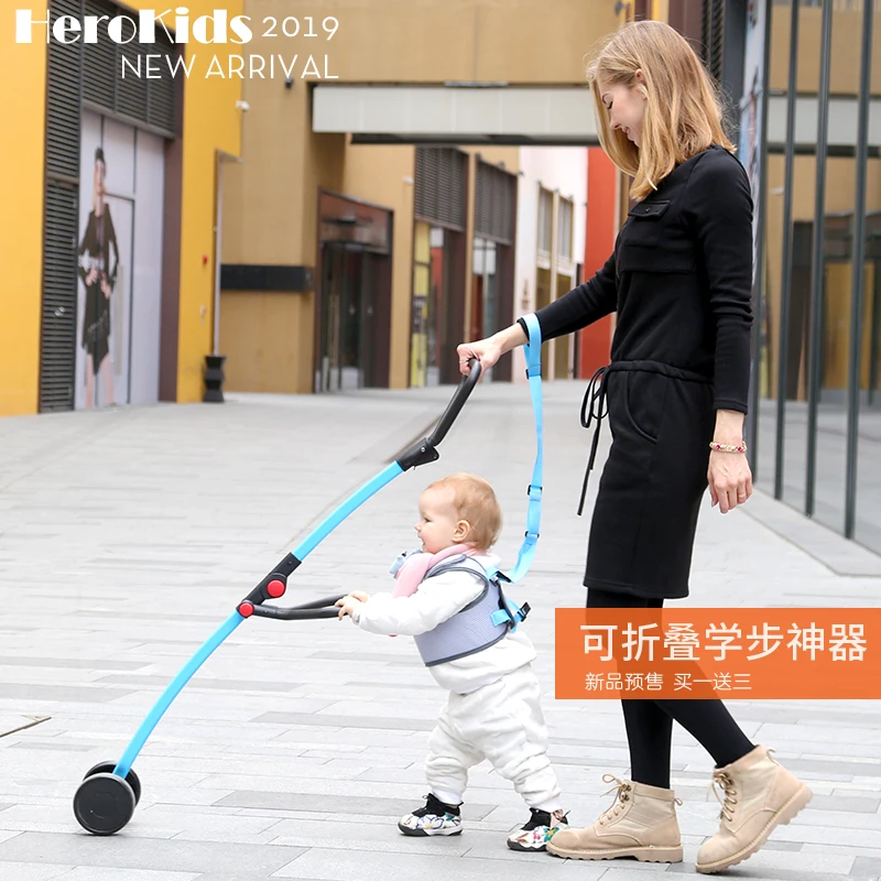 Baby Walker Artifact Girl мужской ручной толчок безопасная капля|Ходунки| |