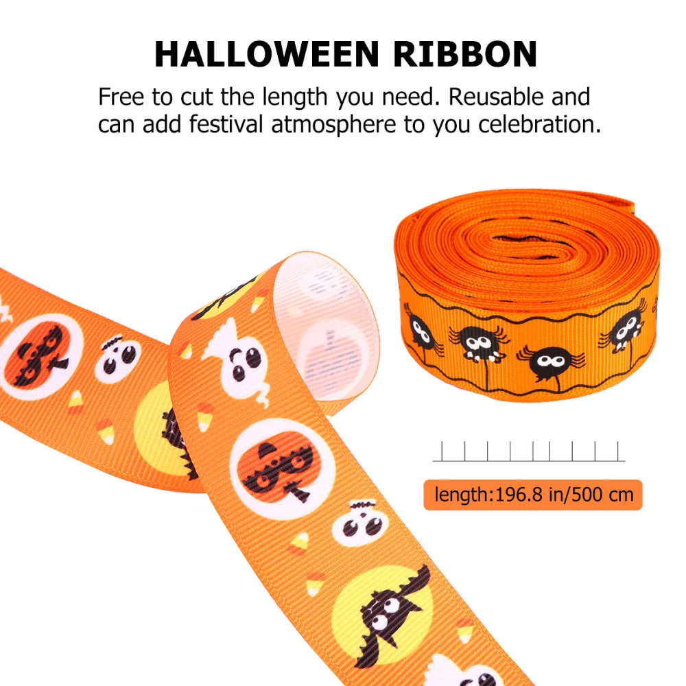 7 шт привлекательная лента для Хэллоуина оберточная украшения подарочной