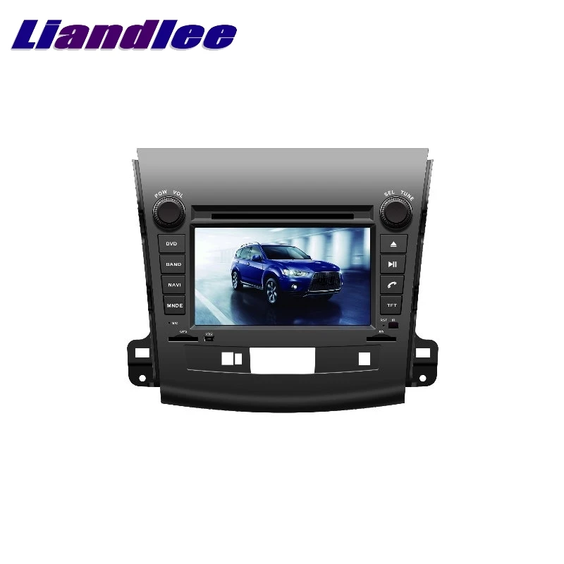 Для Mitsubishi Outlander 2006 ~ 2012 LiisLee автомобильный мультимедийный ТВ DVD GPS аудио Hi Fi радио